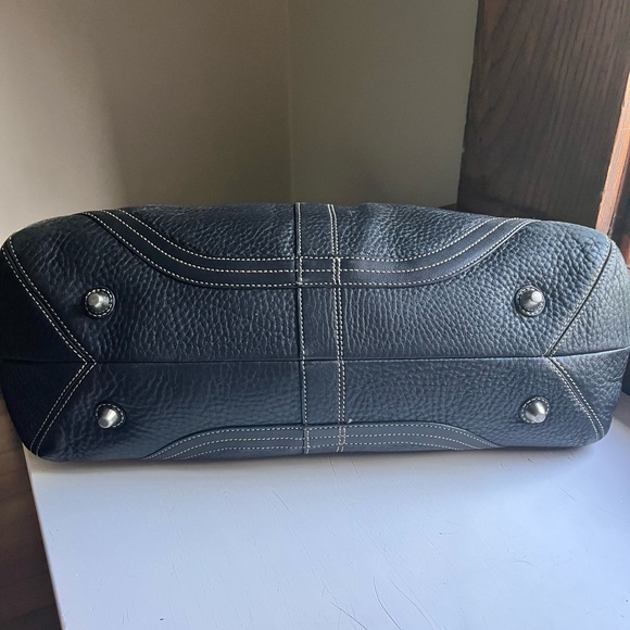 Rare classic Coach bag w/ pebbled leather *AUTHENTIC* - Picture 7 of 15